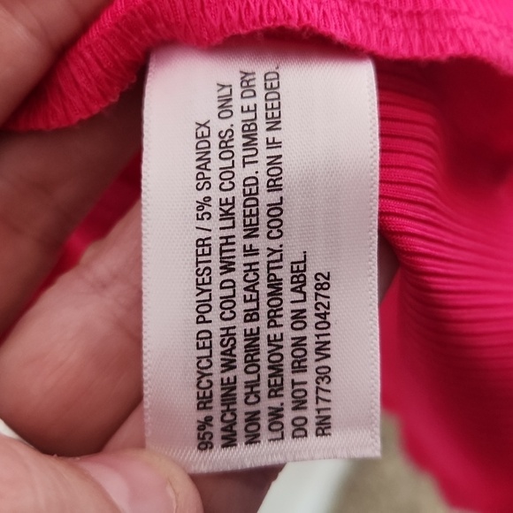 A New Day ribbed bodycon pink dress, size large - Picture 3 of 4